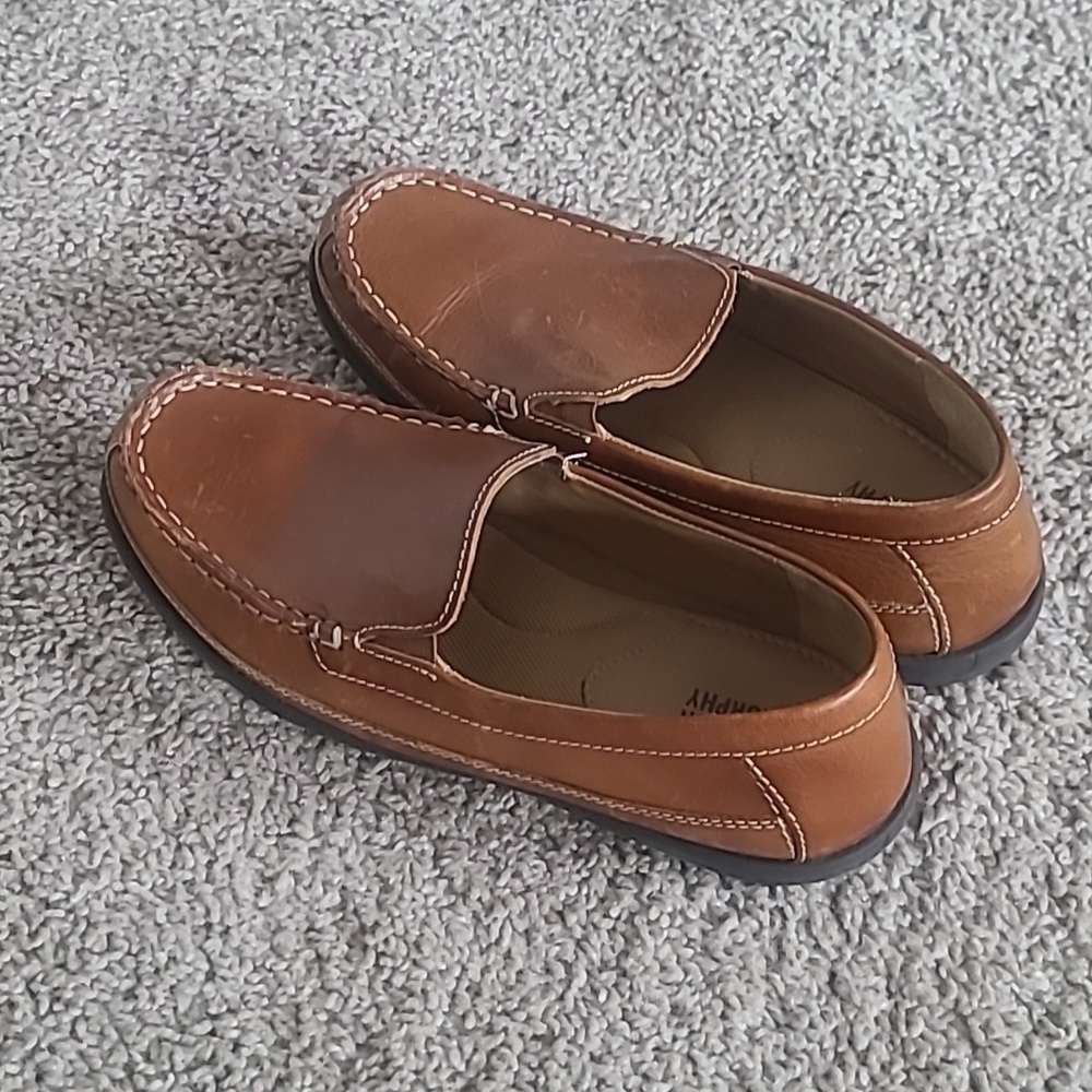 GUC Johnston & Murphy Lochlan Venetian Leather Loafers Youth Boy 6M - Picture 4 of 8